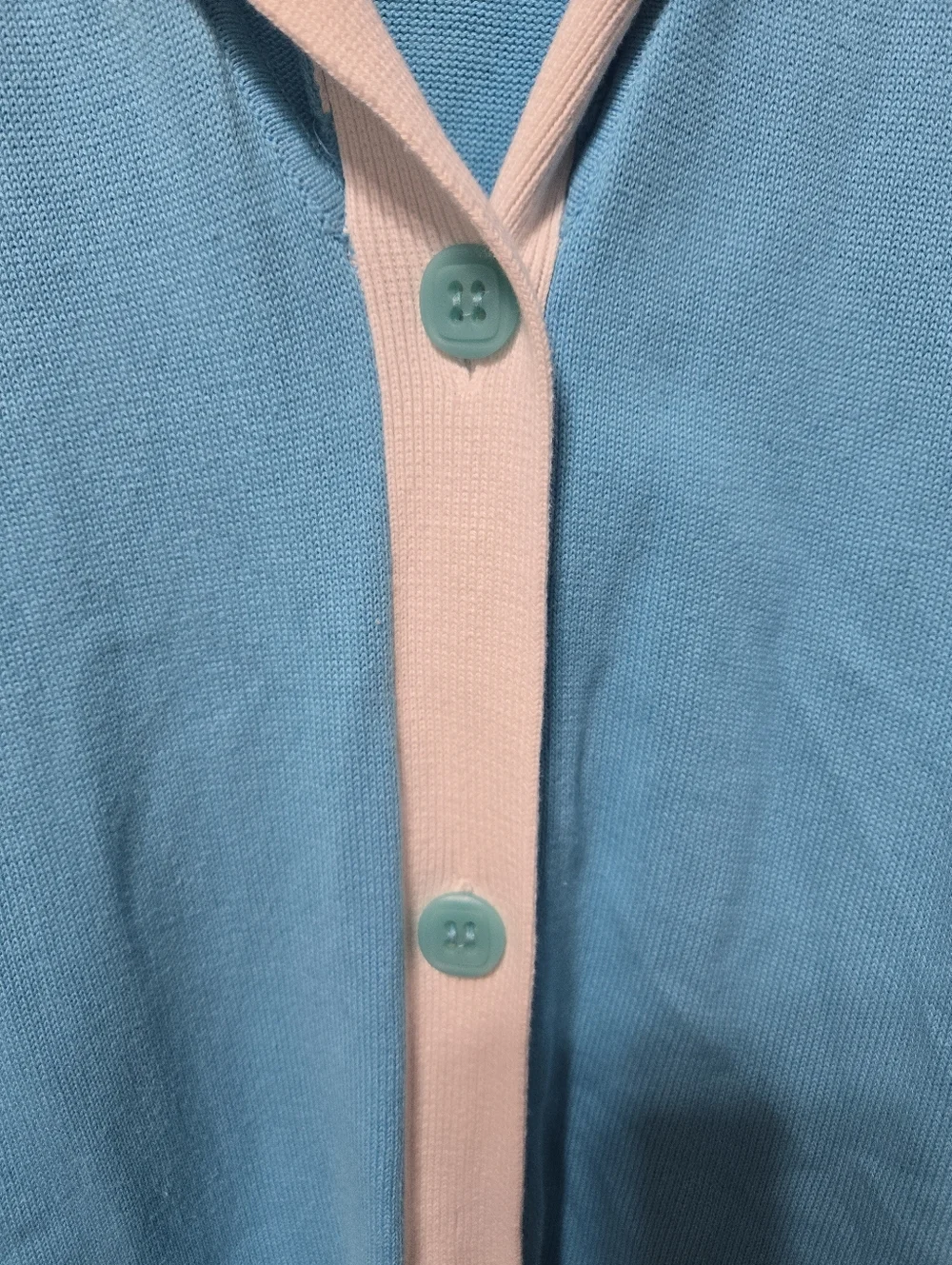CJ Banks 100% Cotton Coastal Grandma Old Money Yacht Button Front Cardigan